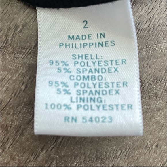 EUC Piperlime Houndstooth Faux Leather Black Dress Size 2 - Picture 10 of 11